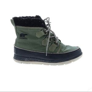 Sorel Olive and Black Snow Boots